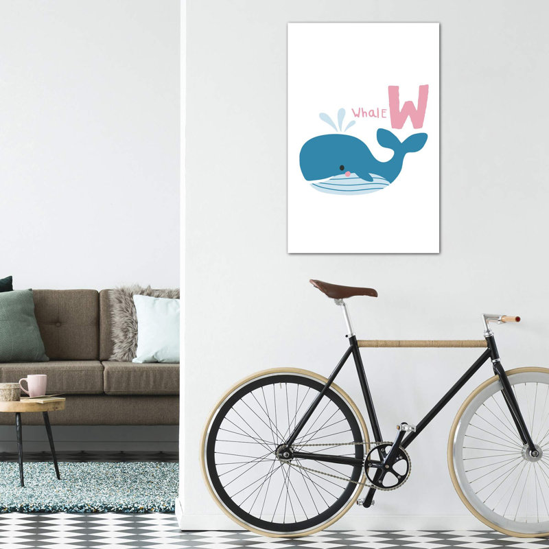 Animal Alphabet - W - impression d'art graphique, Toile tendue, Aucun mat, H 18 po x l 12 po x 1,5 po