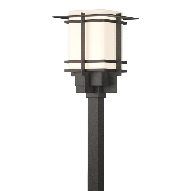 Tourou 1 - Light 19.1" H Lantern Head, Natural lron, Opal