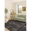 Tapis géométrique noir / ivoire Rambo-573230857-537140549