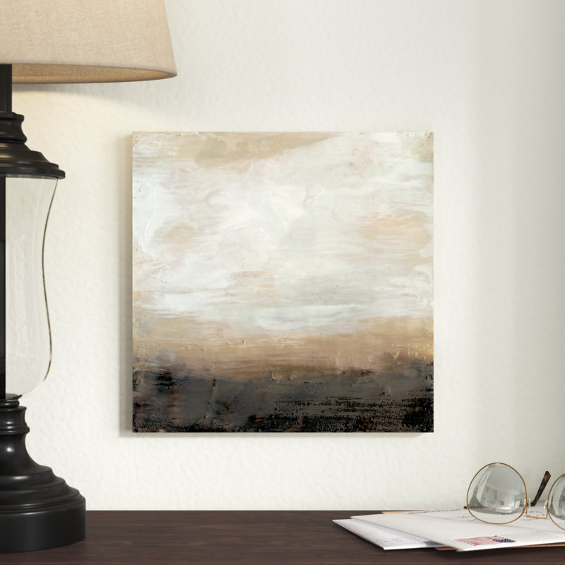 «Umber Land I» par Jennifer Goldberger, reproduction d'art sur toile tendue, H 12 po x l 12 po, Impression sans cadre