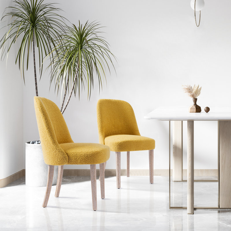 Chaise d'appoint Breann, 1, Moutarde