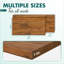 Plateau de table en bois d'acacia massif Gladys, surface durable et personnalisable pour bureau de bricolage, bureau, table de salle à manger, comptoir de cuisine-1665638165-1617286897