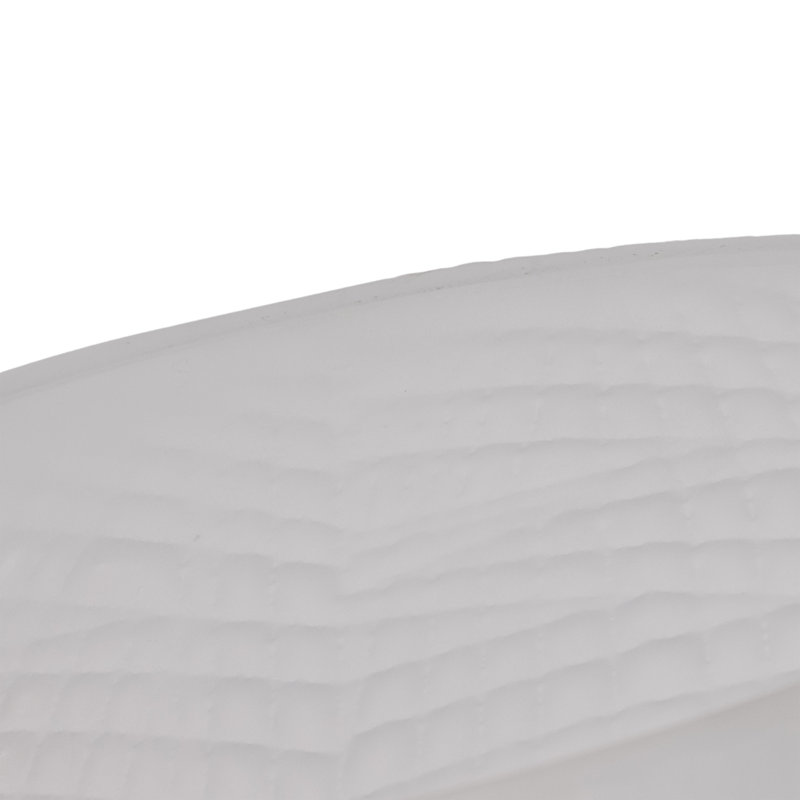 Round Textured Glass Vases with Modern Design and Sculpted Surface Detailing, Decorative Accent Glass Vessels for Contemporary Settings, Set of 2