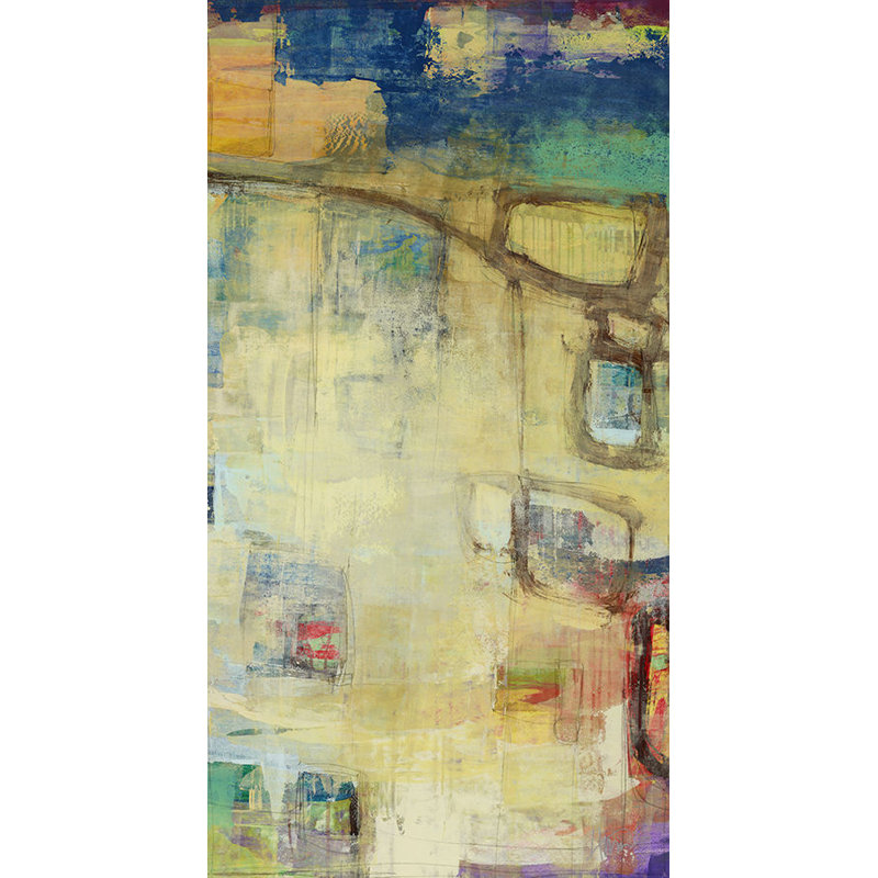 Water Falling III Print by Chelsea Art Studio, Glass Coat, 57" H x 30" W x 1.5" D