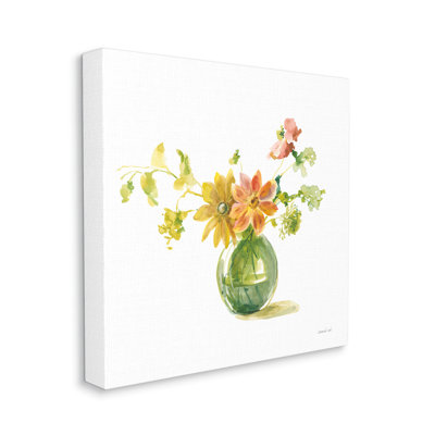 «Summer Serenade Bouquet», art mural sur toile par Danhui Nai