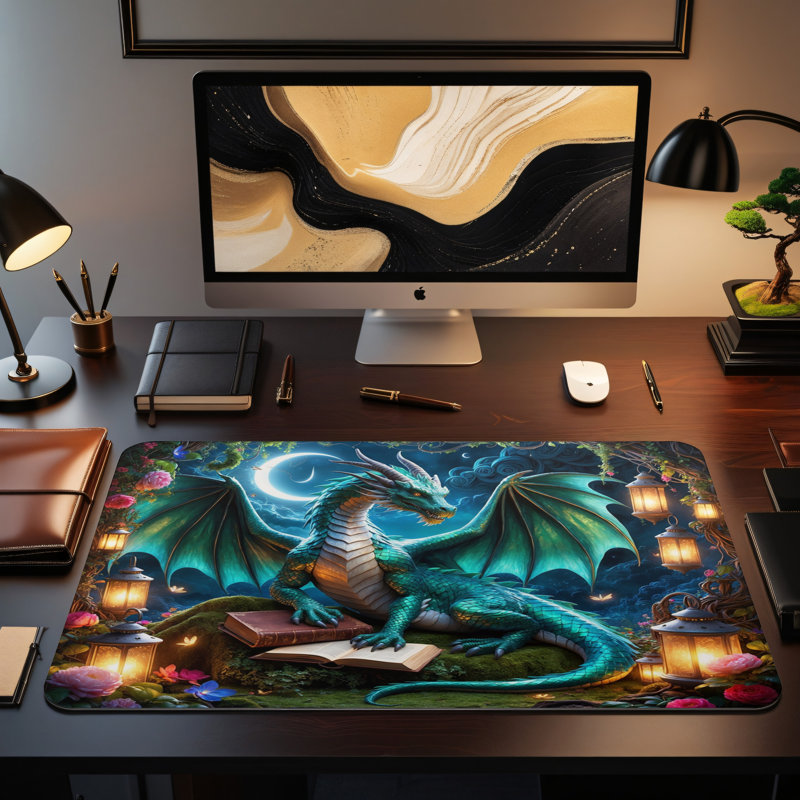 Polyester Desk Pad, 23.6x13.8