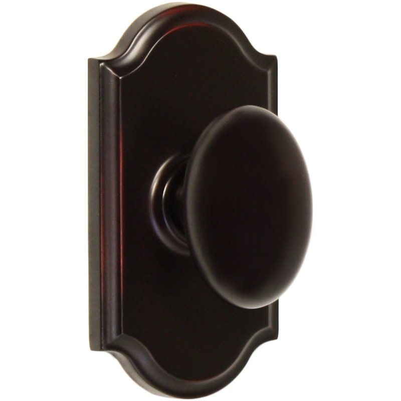Bouton de porte Julienne, Bronze huilé