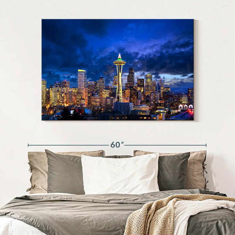 Sireci Space Needle Standout, 34" H x 51" W