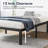 Dmitri 16" Heavy Duty Steel Platform Bed Frame-1693993694