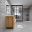 Meuble-lavabo simple 35,5 po avec plateau en acrylique Rosner-2145215222