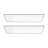Dimmable Rectangle Troffer Ceiling Light (Set of 2)-44461571