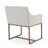 Teddy 18.8'' H Fabric Upholstered Metal Dining Chairs-126920811