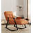 Casual Folding Rocking Chair Upholstered-1984914245