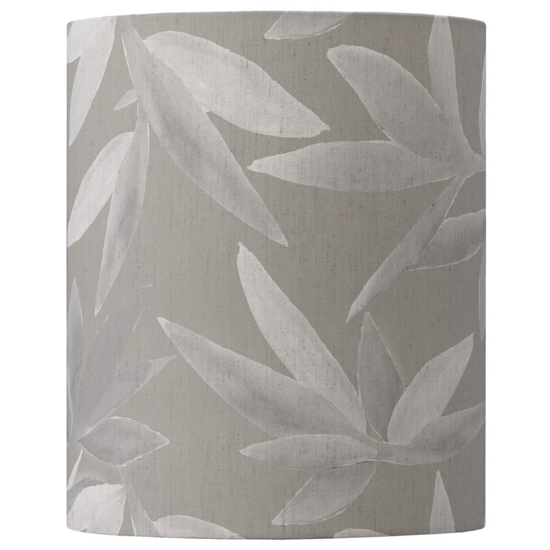 Cotton Round Lamp Shade, Snow, 40cm H x 32cm W x 32cm