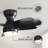 23 Inch Bedroom Ceiling Fan With 3 Color Dimmable 3 Abs Blades Remote Control Dc Motor Black With 18W Led Light-126383884-126383885