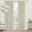 Rideaux en lin isolant 100% occultant avec languette et crochets Dennan-1647010043-1645109086