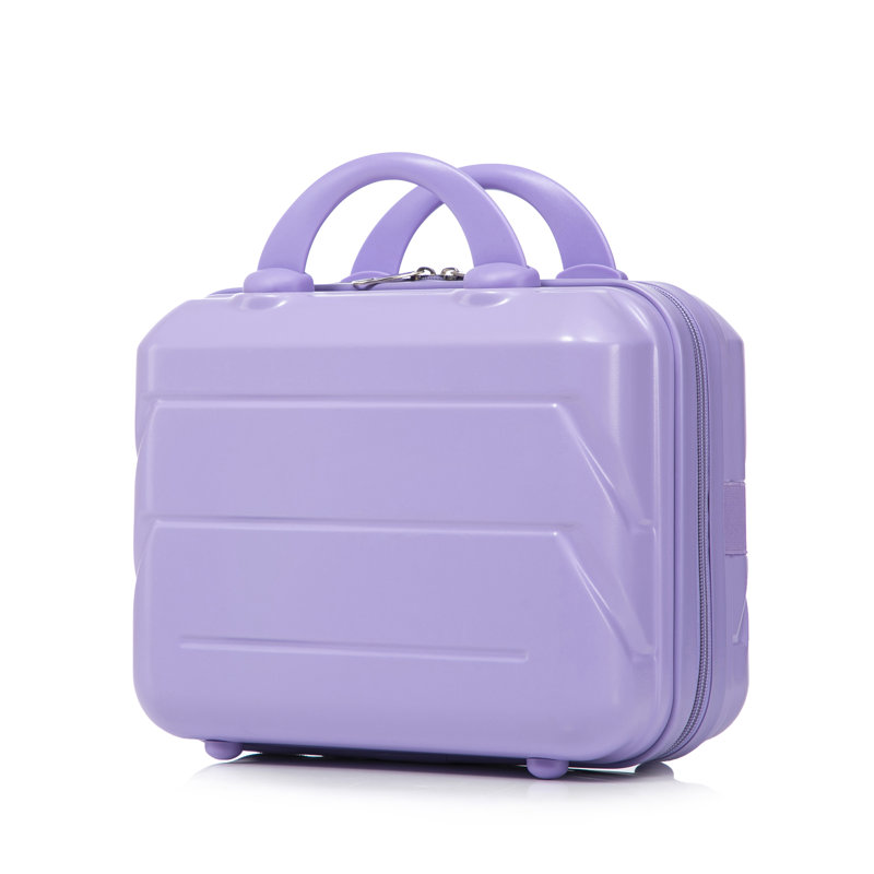 14 "/ 20" 2 pièces / ensemble dans un bagage à roulettes en ABS, avec serrure à combinaison, étui à cosmétiques 14 "