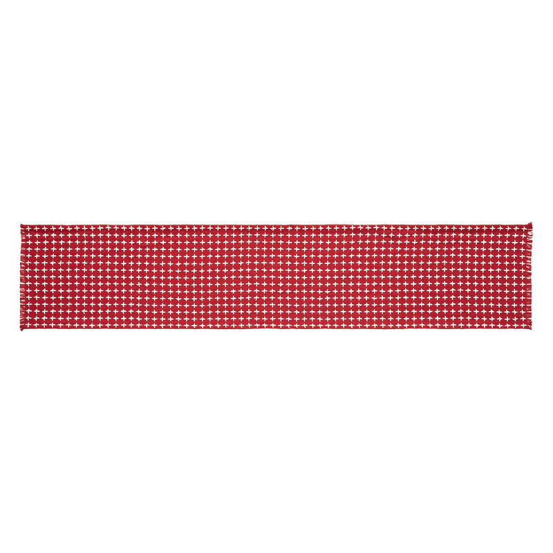 Gallen Rectangle Geometric Cotton Table Runner, 60" x 12"