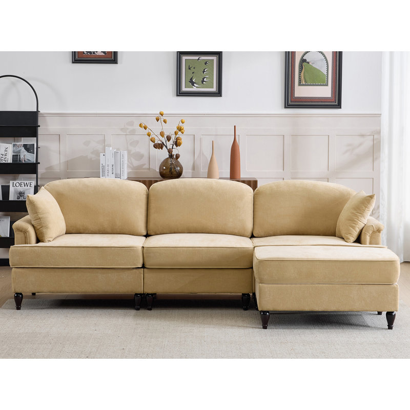Canapé modulaire en L 103 po Comfy, Kaki