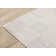 Amabilia Soft Cream White Checkered Area Rug