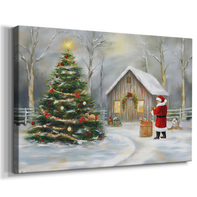 Christmas Holiday Art III - Toile tendue avec châssis - CLXI