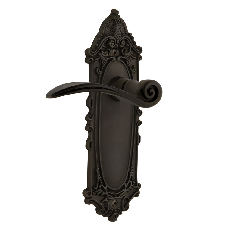 Victorian Plate Privacy (Bed & Bath) with Swan Lever