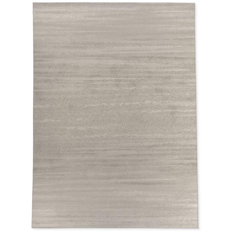 SPIRAL IVORY Area Rug By Ebern Designs