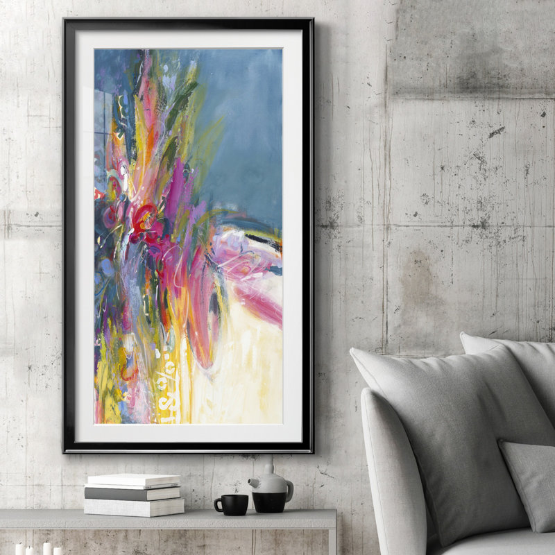 Bulah - reproduction encadrée de qualité supérieure - prête à être accrochée, H 42,5 po x l 22,5 po x P 1 po, Cadre noir