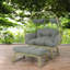 Chaises longues spacieuses pour le patio, fauteuil œuf boho en acier rotin pour terrasse