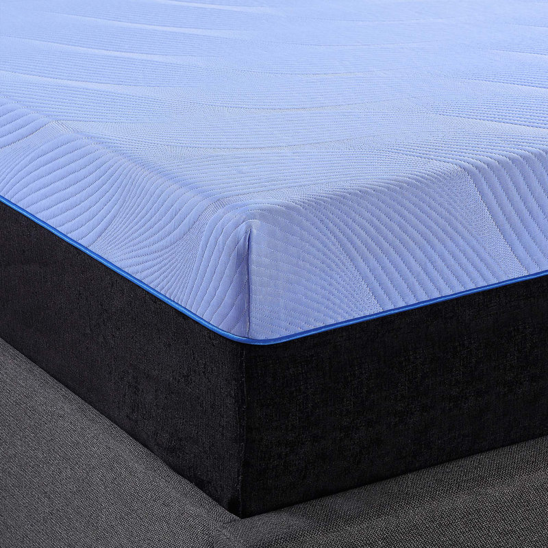 Matelas pour enfant en mousse viscoélastique rafraîchissante hybride rafraîchissant 12 pouces Refresh, Grand lit