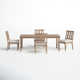 Samya 81.4'' Rectangular 4 - Person Outdoor Dining Set with Cushions