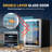 Newair 90 Can Freestanding Beverage Fridge in Stainless Steel, Compact with Adjustable Shelves