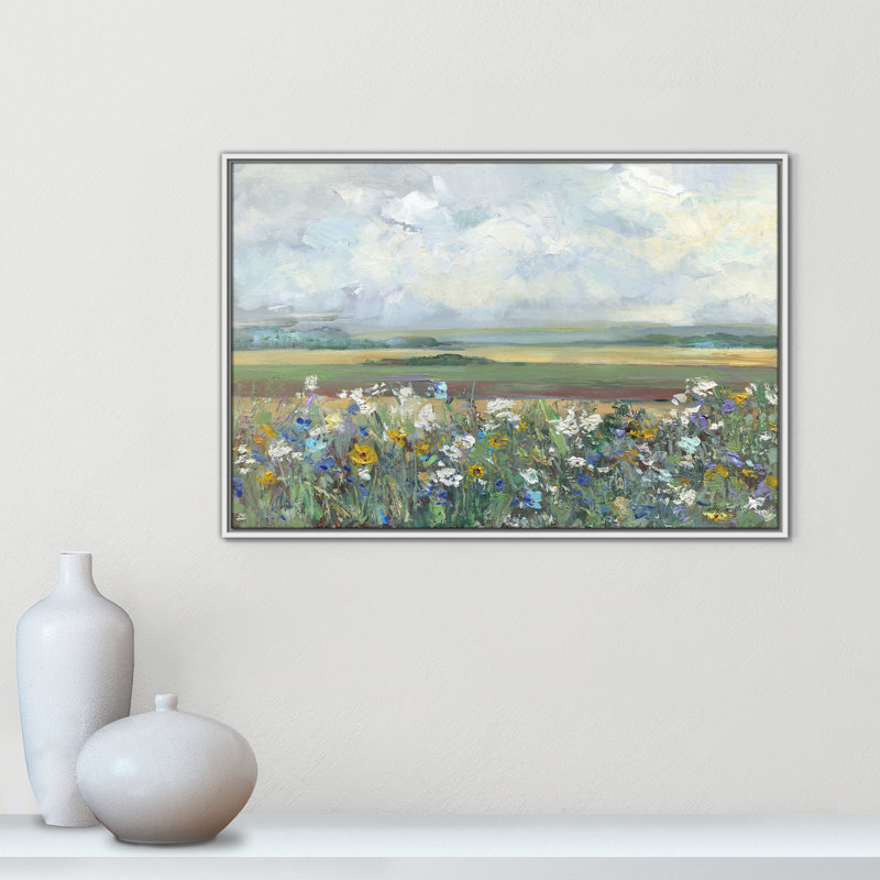 «Swampscott Far Afield Print» par Sally Swatland, H 25,5 po x l 37,5 po, Blanc