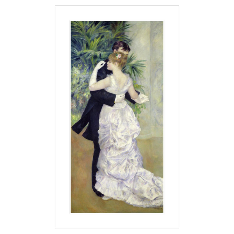 «Dance in the City» par Pierre-Auguste Renoir, impression giclée encadrée, H 41,5 po x l 23,96 po