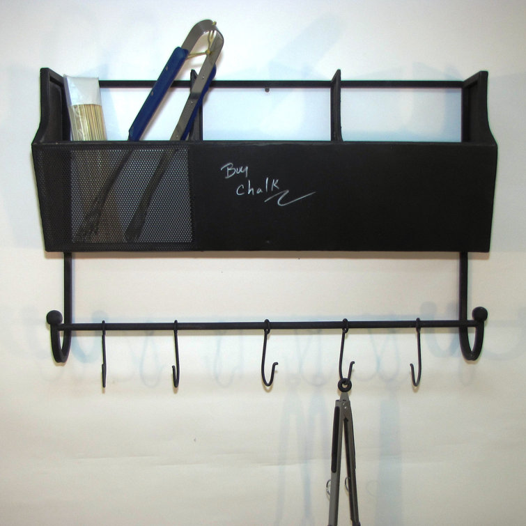 Organisateur de salle de bain à 3 niveaux, Rack multifonctions avec crochets pour toilette