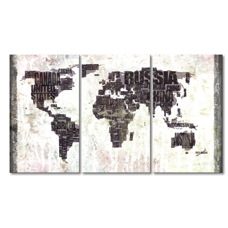 3 Piece Wrapped Canvas Print