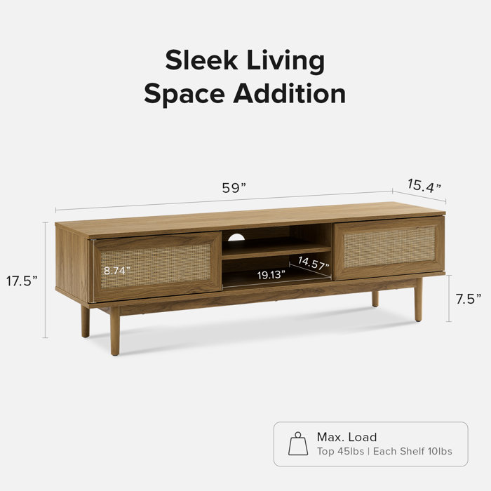 George Oliver Gilus Media Console & Reviews | Wayfair