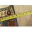 Tapis Kazak 4′ x 5′11″ en laine bleue, noué à la main, style tribal oriental