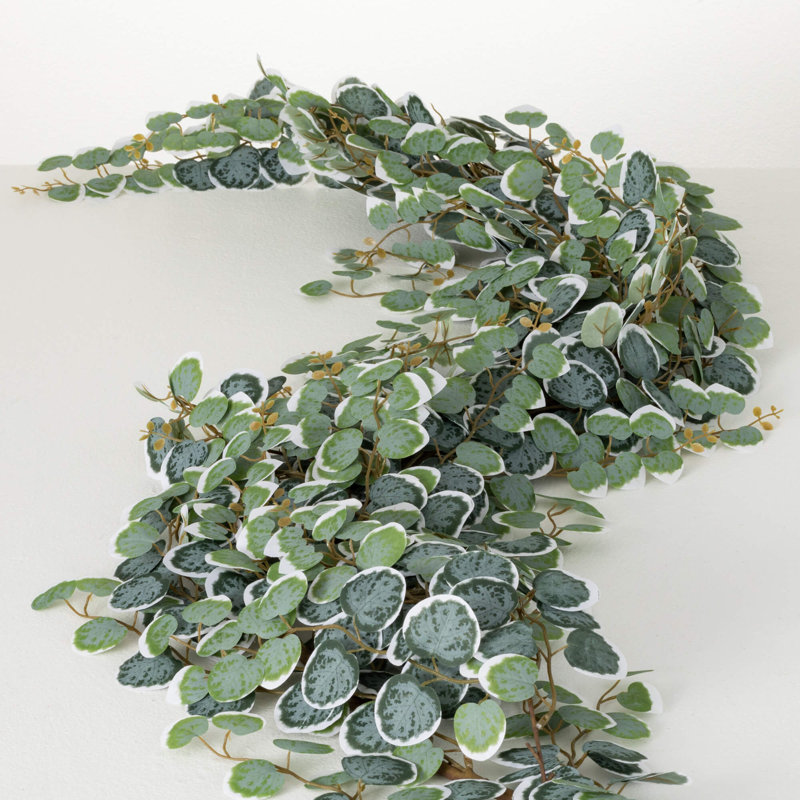 Guirlande artificielle 72 "en eucalyptus panaché