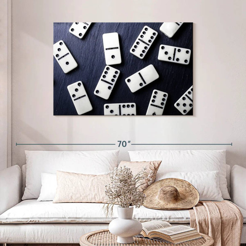 Senne Scattered Dominoes, 30" H x 45" W