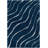Ashal Abstract Blue/Cream Area Rug-1193874811