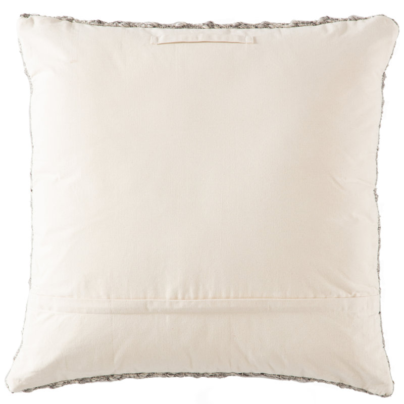 Essence Wool Square Pillow Cover, Gray