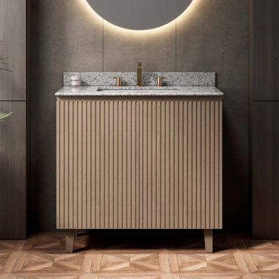 Freestanding Standard With Granite Top