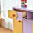 Modern color multi-functional accent cabinet
