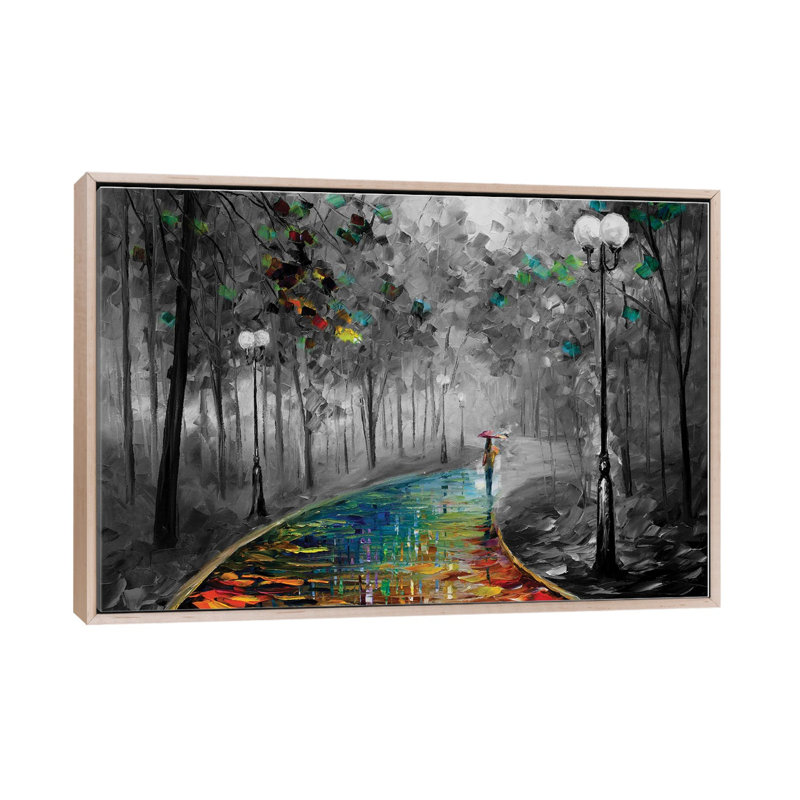 Etude In Red - Wall Art Print - Canvas, 32" H x 48" W, Framed Print without Mat, Beige