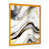 Impression dorée sur toile encadrée