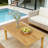 Outdoor Acacia Wood Rectangular Coffee Table