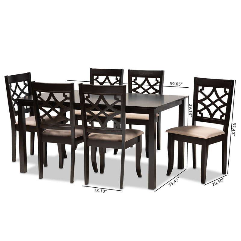 6 - Person Four Leg Dining Set