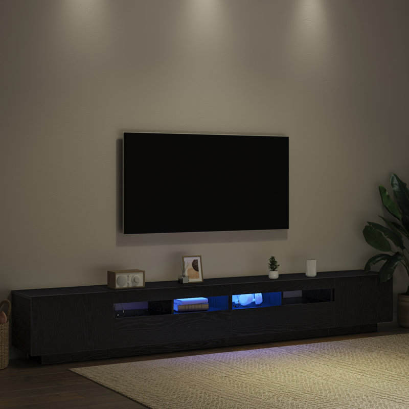 Unfinished TV Stand, Manufactured Wood, 40cm H x 260cm L x 35cm W