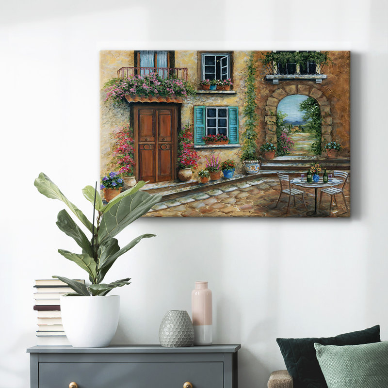 Toile tendue toscane avec galerie Tuscan, H 8 po x l 12 po